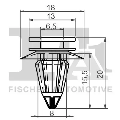 Clip, Zier-/Schutzleiste FA1 10-40023.5 Bild Clip, Zier-/Schutzleiste FA1 10-40023.5