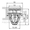 Clip, Zier-/Schutzleiste FA1 10-40028.5 Bild Clip, Zier-/Schutzleiste FA1 10-40028.5