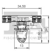 Clip, Zier-/Schutzleiste FA1 10-40039.25 Bild Clip, Zier-/Schutzleiste FA1 10-40039.25