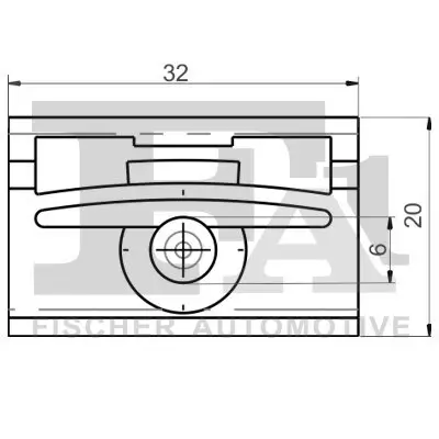 Clip, Zier-/Schutzleiste FA1 10-40048.5 Bild Clip, Zier-/Schutzleiste FA1 10-40048.5