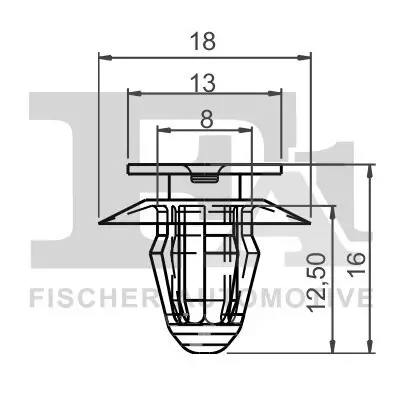 Clip, Zier-/Schutzleiste FA1 10-40089.5 Bild Clip, Zier-/Schutzleiste FA1 10-40089.5