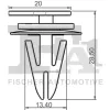 Clip, Zier-/Schutzleiste FA1 10-40092.5
