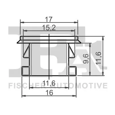 Clip, Zier-/Schutzleiste FA1 10-60006.5 Bild Clip, Zier-/Schutzleiste FA1 10-60006.5