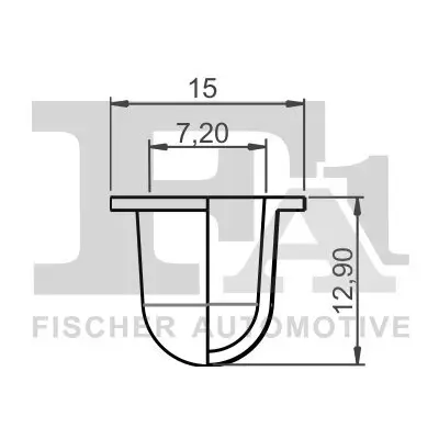 Clip, Zier-/Schutzleiste FA1 10-60014.5 Bild Clip, Zier-/Schutzleiste FA1 10-60014.5