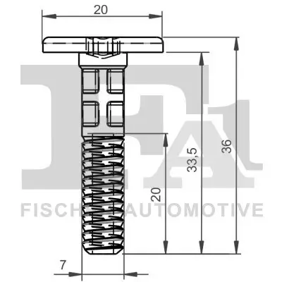 Clip, Zier-/Schutzleiste FA1 10-70002.10 Bild Clip, Zier-/Schutzleiste FA1 10-70002.10