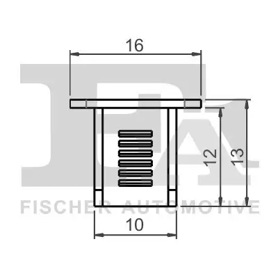 Clip, Zier-/Schutzleiste FA1 11-10017.10 Bild Clip, Zier-/Schutzleiste FA1 11-10017.10