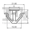 Clip, Zier-/Schutzleiste FA1 11-10028.5 Bild Clip, Zier-/Schutzleiste FA1 11-10028.5