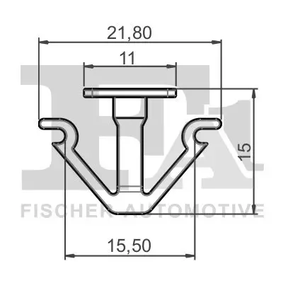 Clip, Zier-/Schutzleiste FA1 11-10028.5 Bild Clip, Zier-/Schutzleiste FA1 11-10028.5
