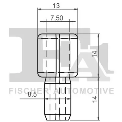 Clip, Zier-/Schutzleiste FA1 11-10035.10 Bild Clip, Zier-/Schutzleiste FA1 11-10035.10