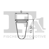Clip, Zier-/Schutzleiste FA1 11-10038.5