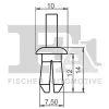 Clip, Zier-/Schutzleiste FA1 11-20004.5 Bild Clip, Zier-/Schutzleiste FA1 11-20004.5