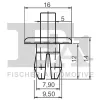 Clip, Zier-/Schutzleiste FA1 11-20009.5 Bild Clip, Zier-/Schutzleiste FA1 11-20009.5