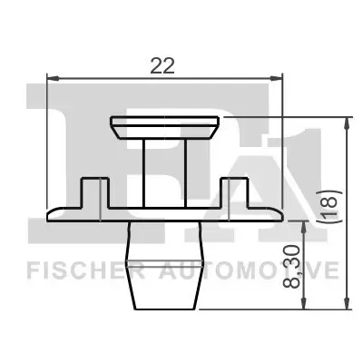 Clip, Zier-/Schutzleiste FA1 11-20024.5 Bild Clip, Zier-/Schutzleiste FA1 11-20024.5