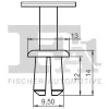 Clip, Zier-/Schutzleiste FA1 11-20027.5 Bild Clip, Zier-/Schutzleiste FA1 11-20027.5