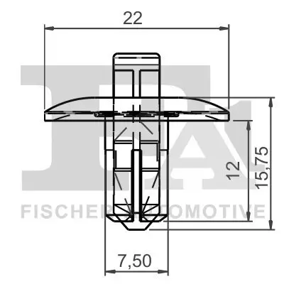 Clip, Zier-/Schutzleiste FA1 11-20033.5 Bild Clip, Zier-/Schutzleiste FA1 11-20033.5