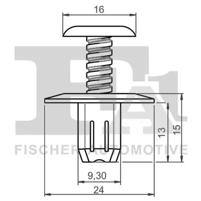 Clip, Zier-/Schutzleiste FA1 11-30007.5 Bild Clip, Zier-/Schutzleiste FA1 11-30007.5