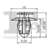 Clip, Zier-/Schutzleiste FA1 11-40001.5 Bild Clip, Zier-/Schutzleiste FA1 11-40001.5