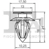 Clip, Zier-/Schutzleiste FA1 11-40003.25 Bild Clip, Zier-/Schutzleiste FA1 11-40003.25