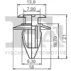 Clip, Zier-/Schutzleiste FA1 11-40004.5 Bild Clip, Zier-/Schutzleiste FA1 11-40004.5