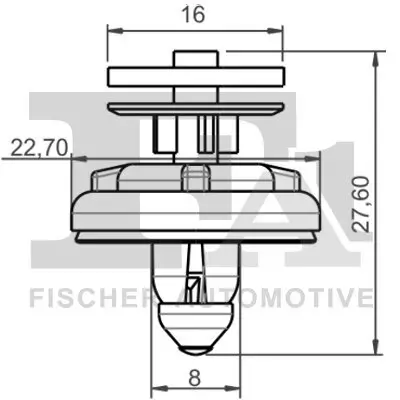 Clip, Zier-/Schutzleiste FA1 11-40023.5 Bild Clip, Zier-/Schutzleiste FA1 11-40023.5