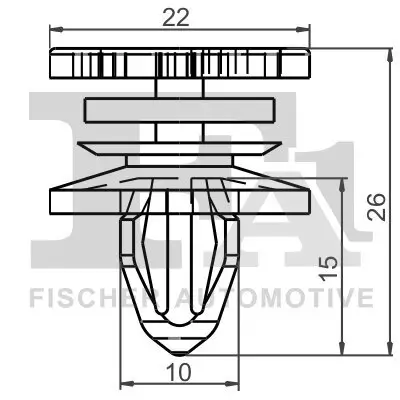 Clip, Zier-/Schutzleiste FA1 11-40025.10 Bild Clip, Zier-/Schutzleiste FA1 11-40025.10