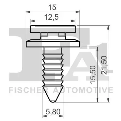 Clip, Zier-/Schutzleiste FA1 11-40029.5 Bild Clip, Zier-/Schutzleiste FA1 11-40029.5