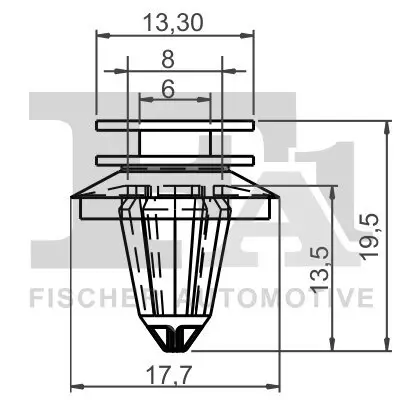 Clip, Zier-/Schutzleiste FA1 11-40038.10 Bild Clip, Zier-/Schutzleiste FA1 11-40038.10