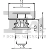 Clip, Zier-/Schutzleiste FA1 11-40041.5 Bild Clip, Zier-/Schutzleiste FA1 11-40041.5