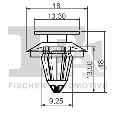 Clip, Zier-/Schutzleiste FA1 11-40044.5 Bild Clip, Zier-/Schutzleiste FA1 11-40044.5