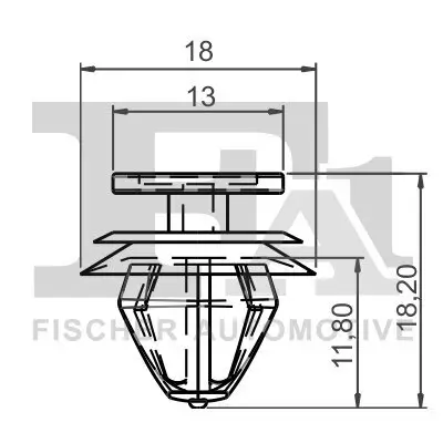 Clip, Zier-/Schutzleiste FA1 11-40045.5 Bild Clip, Zier-/Schutzleiste FA1 11-40045.5