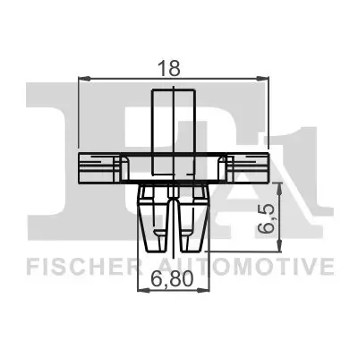 Clip, Zier-/Schutzleiste FA1 11-40052.5 Bild Clip, Zier-/Schutzleiste FA1 11-40052.5