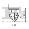 Clip, Zier-/Schutzleiste FA1 11-40055.5 Bild Clip, Zier-/Schutzleiste FA1 11-40055.5