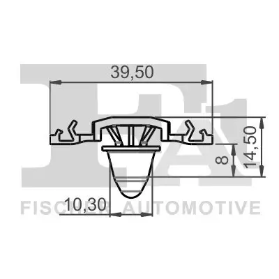 Clip, Zier-/Schutzleiste FA1 11-40061.5 Bild Clip, Zier-/Schutzleiste FA1 11-40061.5