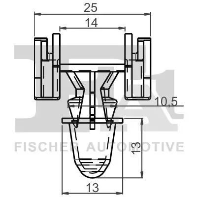 Clip, Zier-/Schutzleiste FA1 11-40065.5 Bild Clip, Zier-/Schutzleiste FA1 11-40065.5