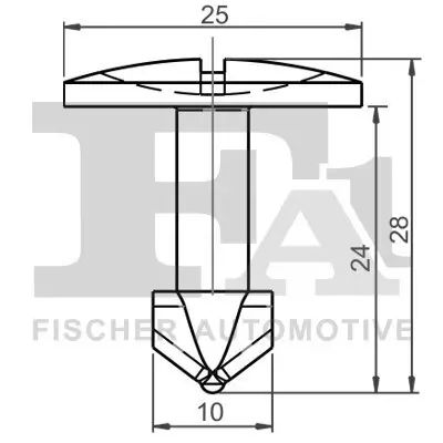 Clip, Zier-/Schutzleiste FA1 11-40087.5 Bild Clip, Zier-/Schutzleiste FA1 11-40087.5