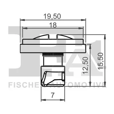 Clip, Zier-/Schutzleiste FA1 11-40089.10 Bild Clip, Zier-/Schutzleiste FA1 11-40089.10