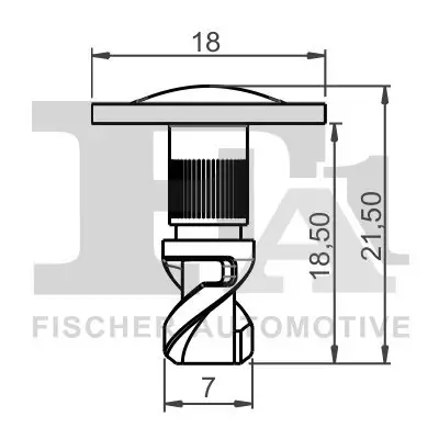 Clip, Zier-/Schutzleiste FA1 11-40094.10 Bild Clip, Zier-/Schutzleiste FA1 11-40094.10