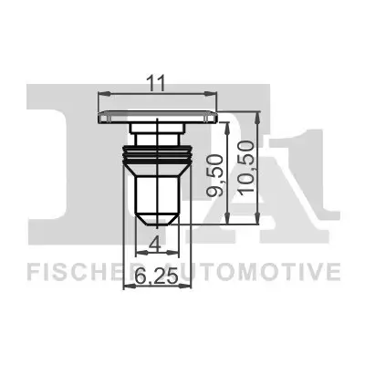 Clip, Zier-/Schutzleiste FA1 11-40099.5 Bild Clip, Zier-/Schutzleiste FA1 11-40099.5