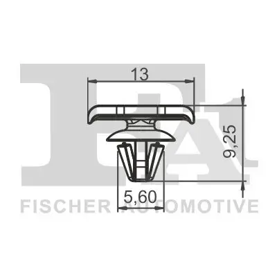 Clip, Zier-/Schutzleiste FA1 11-40105.5 Bild Clip, Zier-/Schutzleiste FA1 11-40105.5