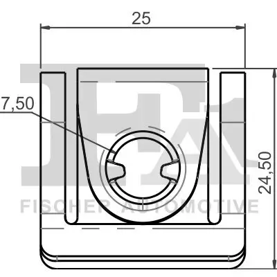 Clip, Zier-/Schutzleiste FA1 11-40110.5 Bild Clip, Zier-/Schutzleiste FA1 11-40110.5