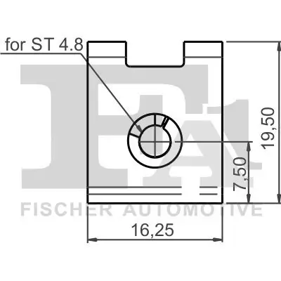 Clip, Zier-/Schutzleiste FA1 11-40114.5 Bild Clip, Zier-/Schutzleiste FA1 11-40114.5