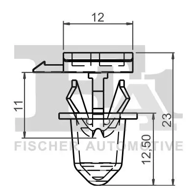 Clip, Zier-/Schutzleiste FA1 11-40115.5 Bild Clip, Zier-/Schutzleiste FA1 11-40115.5