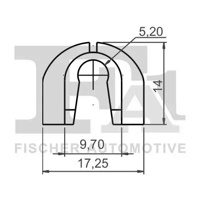 Clip, Zier-/Schutzleiste FA1 11-40128.5 Bild Clip, Zier-/Schutzleiste FA1 11-40128.5