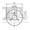 Clip, Zier-/Schutzleiste FA1 11-40132.10 Bild Clip, Zier-/Schutzleiste FA1 11-40132.10