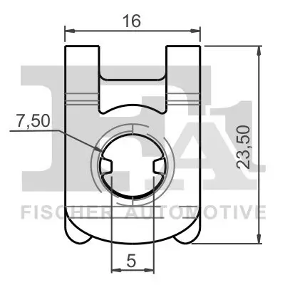 Clip, Zier-/Schutzleiste FA1 11-40134.5 Bild Clip, Zier-/Schutzleiste FA1 11-40134.5