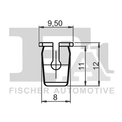 Clip, Zier-/Schutzleiste FA1 11-60004.5 Bild Clip, Zier-/Schutzleiste FA1 11-60004.5