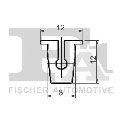 Clip, Zier-/Schutzleiste FA1 11-60005.5 Bild Clip, Zier-/Schutzleiste FA1 11-60005.5