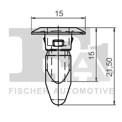 Clip, Zier-/Schutzleiste FA1 11-60006.10 Bild Clip, Zier-/Schutzleiste FA1 11-60006.10