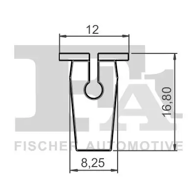 Clip, Zier-/Schutzleiste FA1 11-60022.10 Bild Clip, Zier-/Schutzleiste FA1 11-60022.10