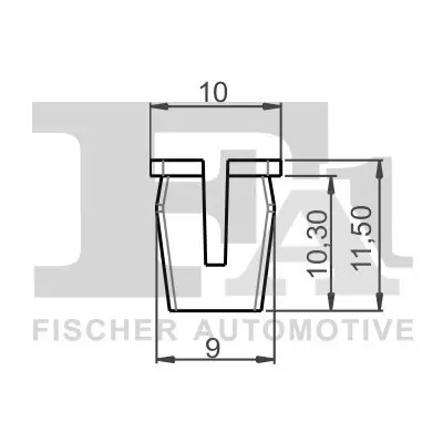 Clip, Zier-/Schutzleiste FA1 11-60024.5 Bild Clip, Zier-/Schutzleiste FA1 11-60024.5
